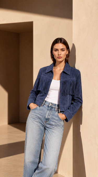 ALESSIA SUEDE FRINGE