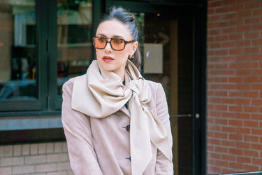 TRIANA LEATHER SCARF
