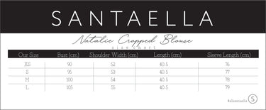 NATALIE CROPPED BLOUSE